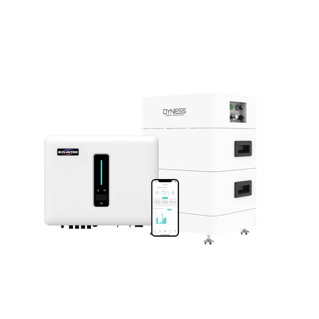 Dyness Komplettsystem mit Solinteg Hybridwechselrichter – 7 bis 21,3 kWh Speicher